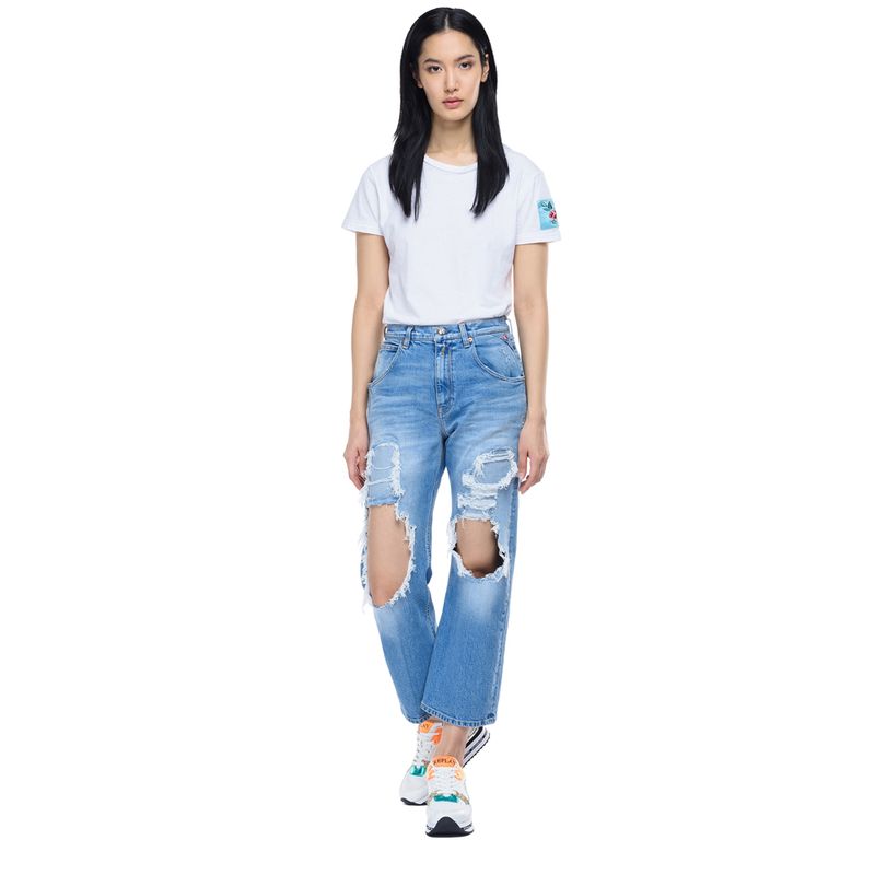 Jean-Stretch-Para-Mujer-13-Oz-Bright-Blue-Comfort-Denim-Replay