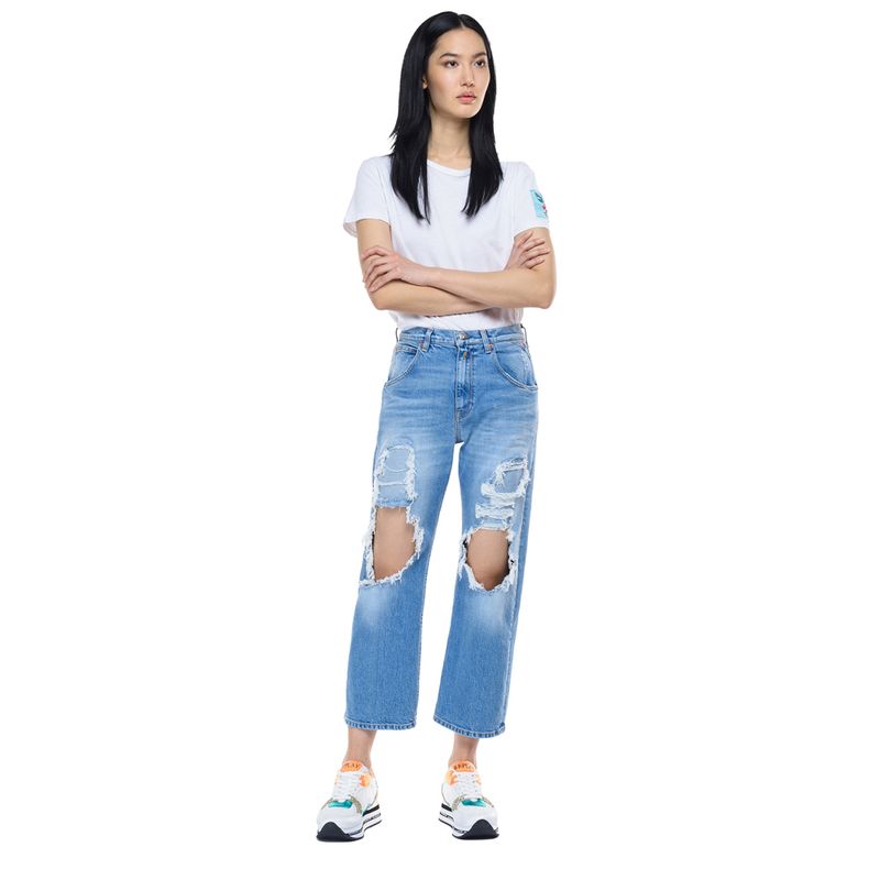 Jean-Stretch-Para-Mujer-13-Oz-Bright-Blue-Comfort-Denim-Replay