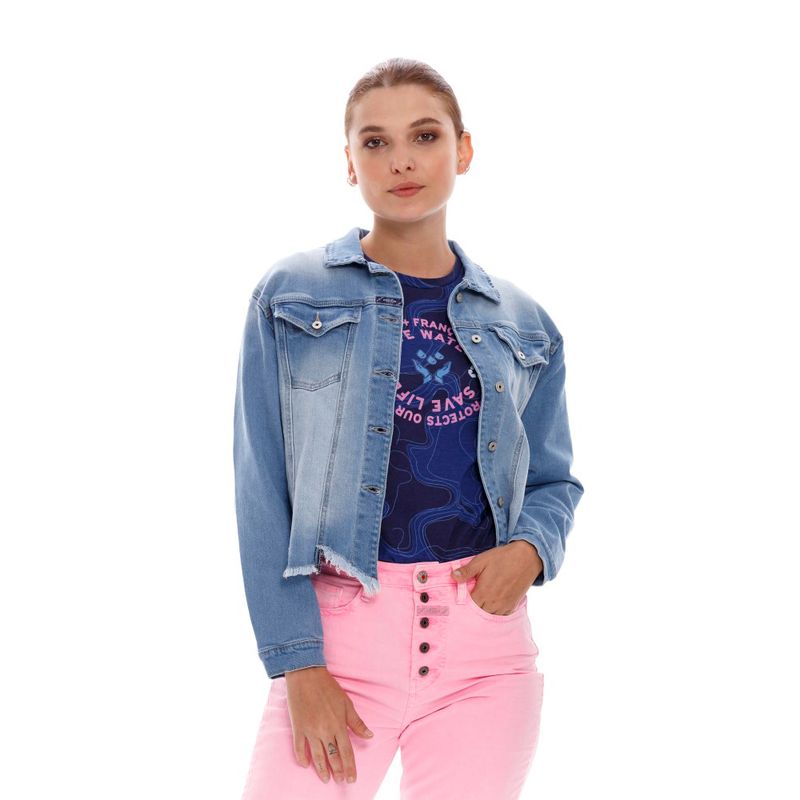 Chaquetas de denim mujer hot sale