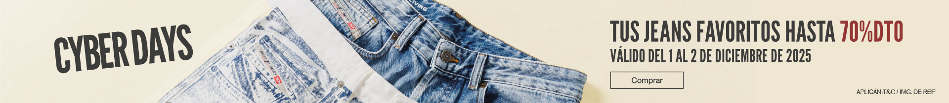 Subbanner cyberdays jeans